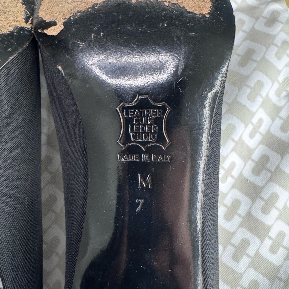 Yves Saint Laurent Black Heels - Picture 6 of 8